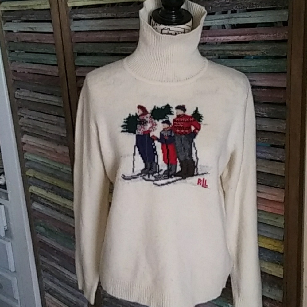 Ralp Lauren sweater ( beautiful) lameswool